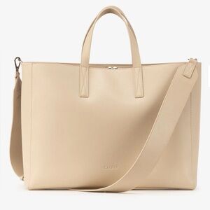 Haven 16" Laptop Tote Bag in cream